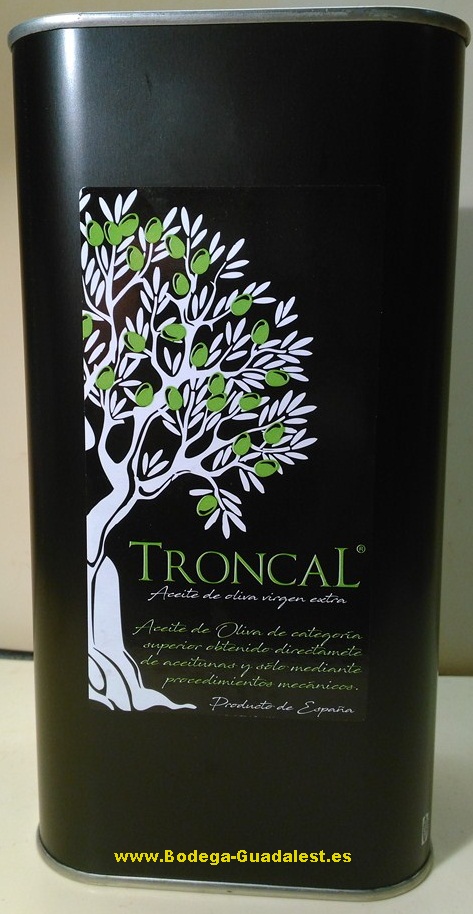 Extra Virgin Olive Oil TRONCAL -1 liter metal can-